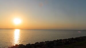 Death is Nothing at all - Image of sunset over lake