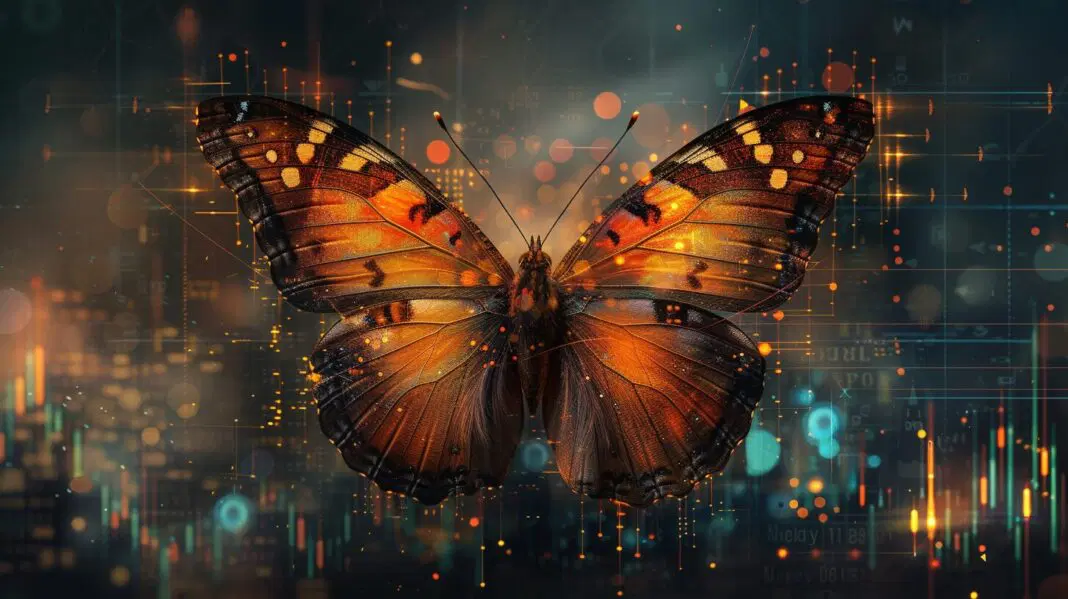 Broken Wing Butterfly