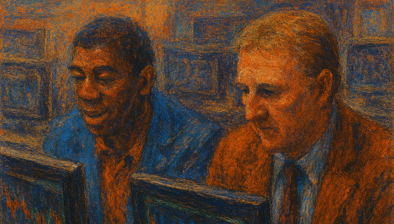 Magic Johnson and Larry Bird Trading
