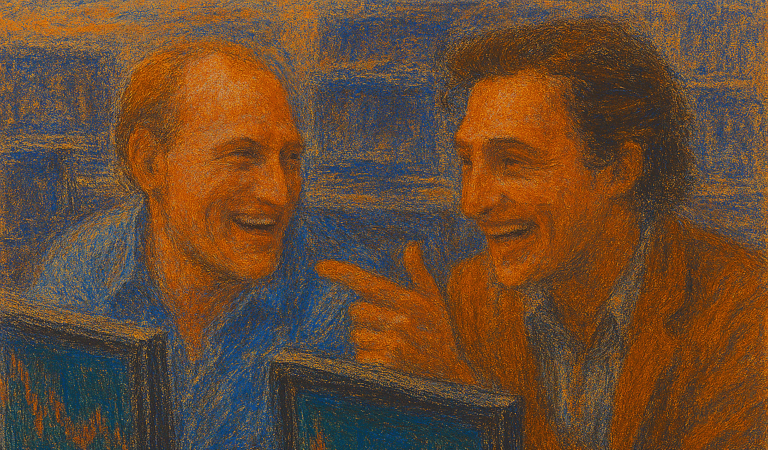 Woody Harrelson and Matthew McConaughey Trading