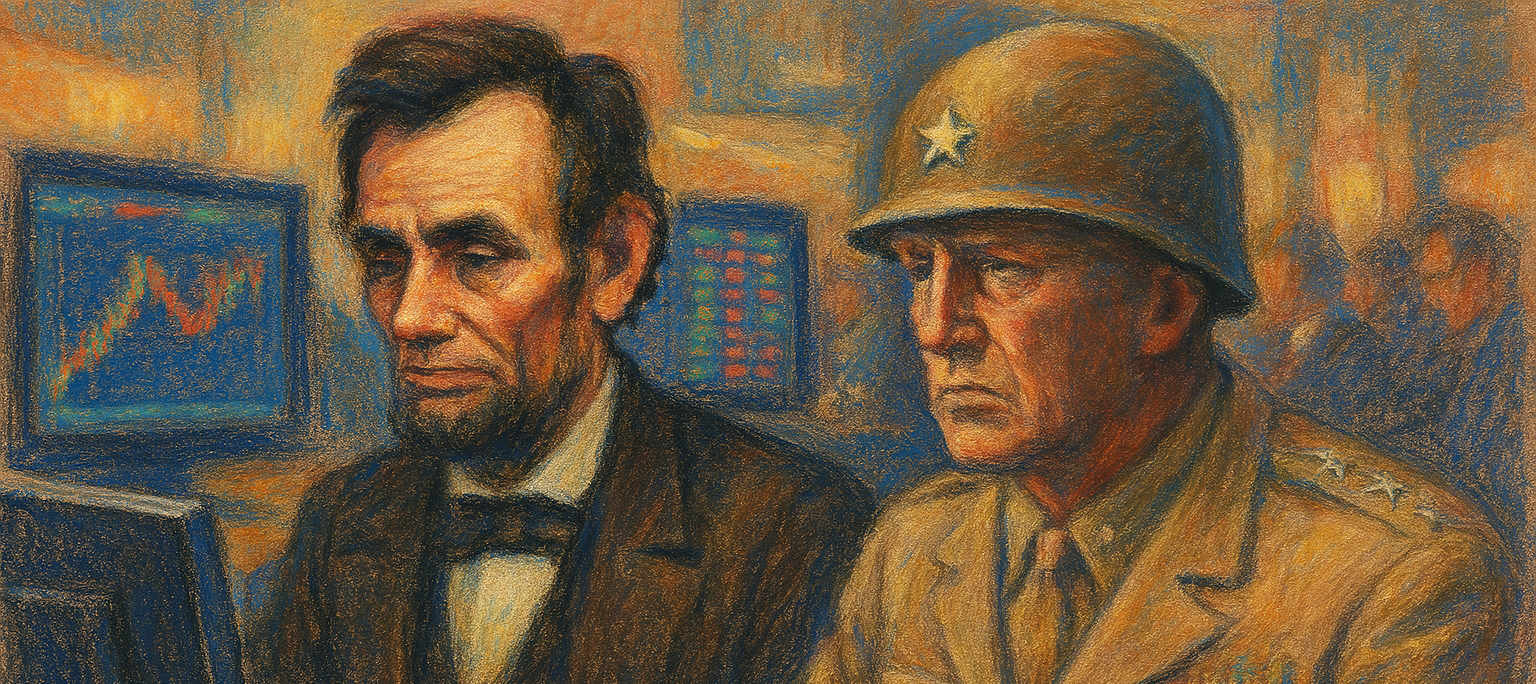 Abraham Lincoln and General Patton Trading